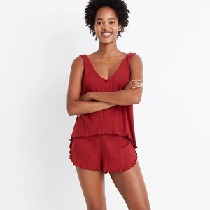 Madewell ribbed knit pajama set